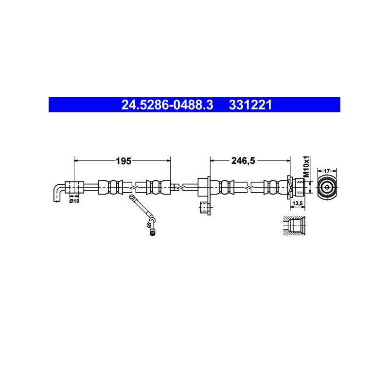 Pastiglie freno asse anteriore - ATE