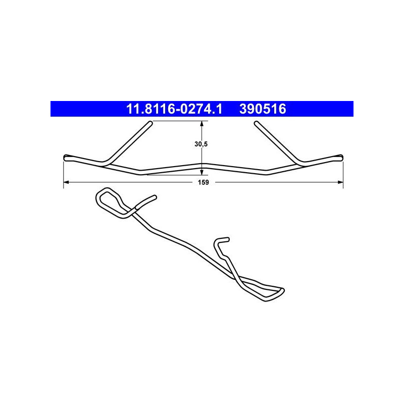 Pastiglie freno asse anteriore - ATE