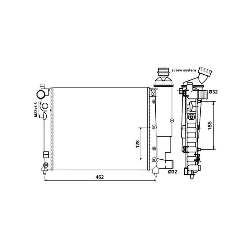 Radiatore acqua - NRF