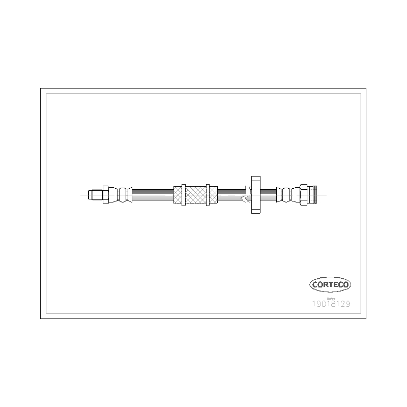Flessibile freno asse anteriore - CORTECO