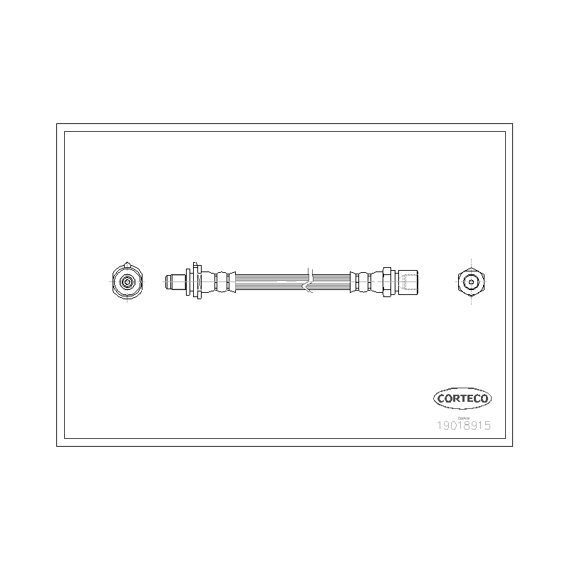 Flessibile freno asse posteriore - CORTECO