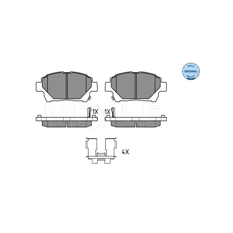 Pastiglie freno asse anteriore - MEYLE