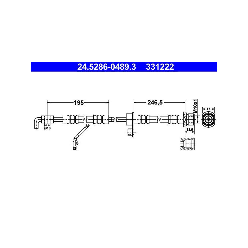 Pastiglie freno asse anteriore - ATE