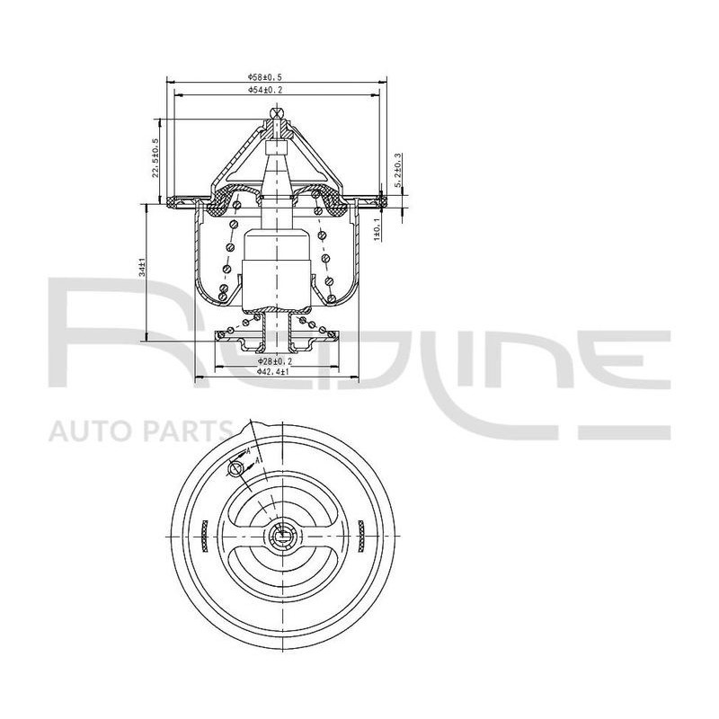 Termostato raffreddamento - RED LINE