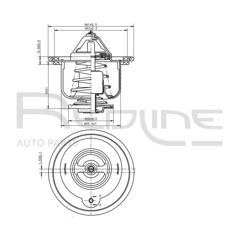 Termostato raffreddamento - RED LINE