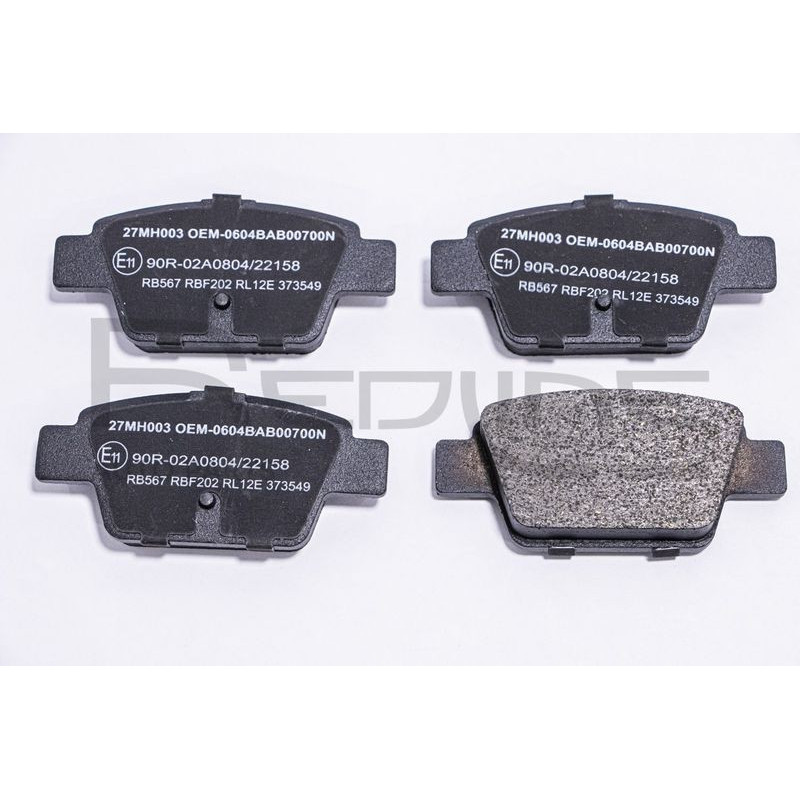 Pastiglie freno asse posteriore - RED LINE