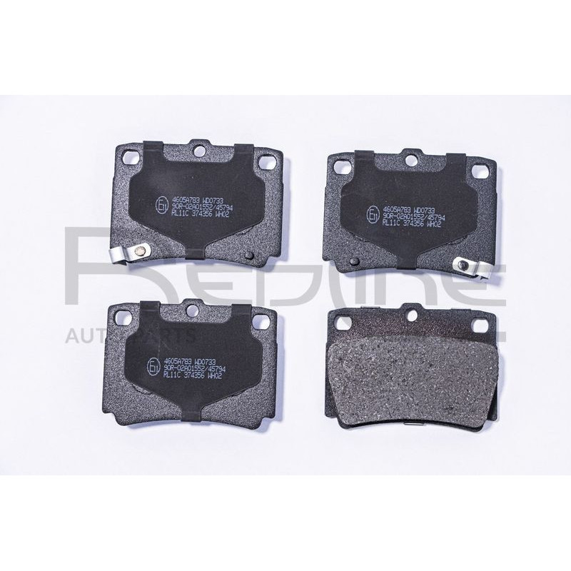 Pastiglie freno asse posteriore - RED LINE