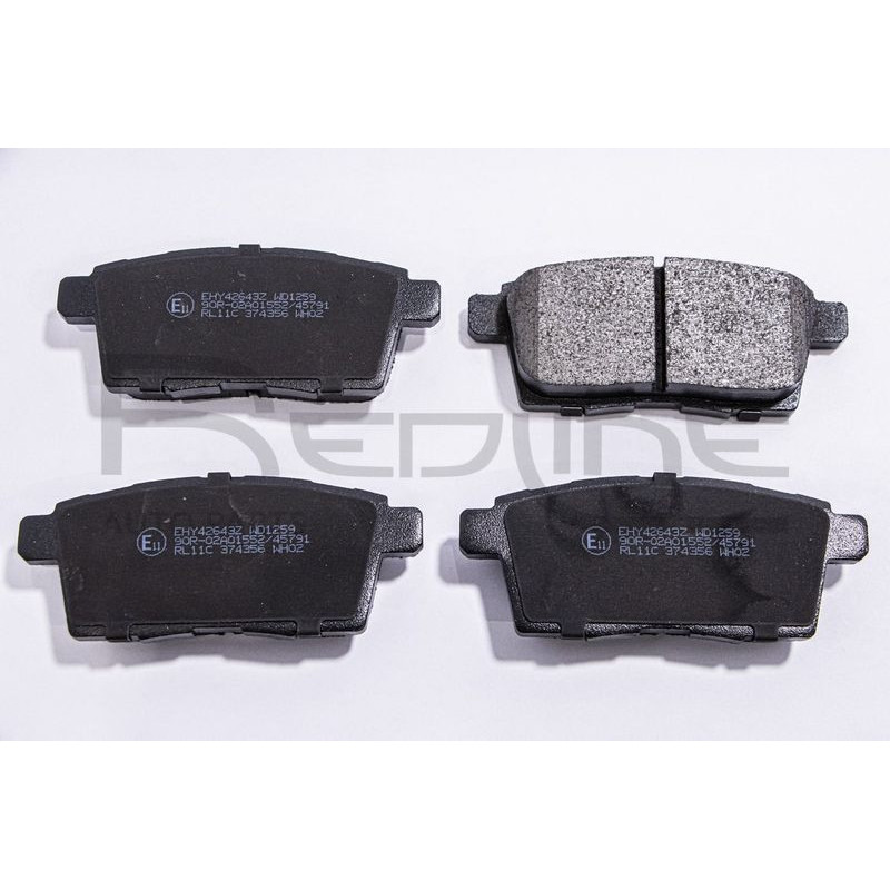 Pastiglie freno asse posteriore - RED LINE