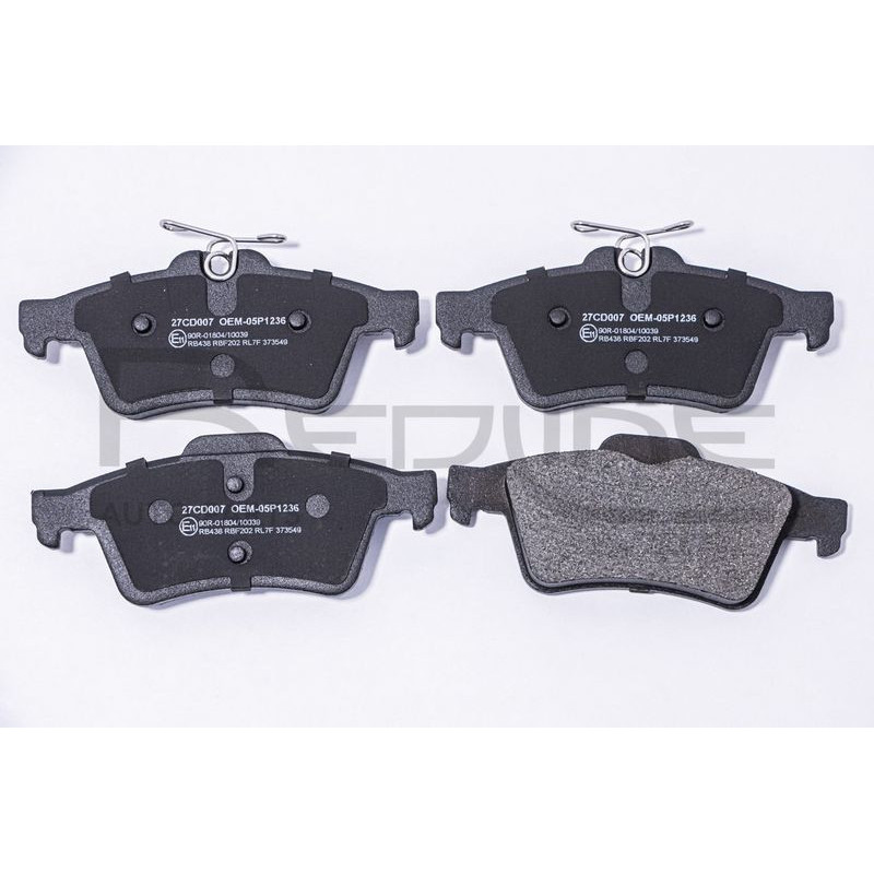 Pastiglie freno asse posteriore - RED LINE