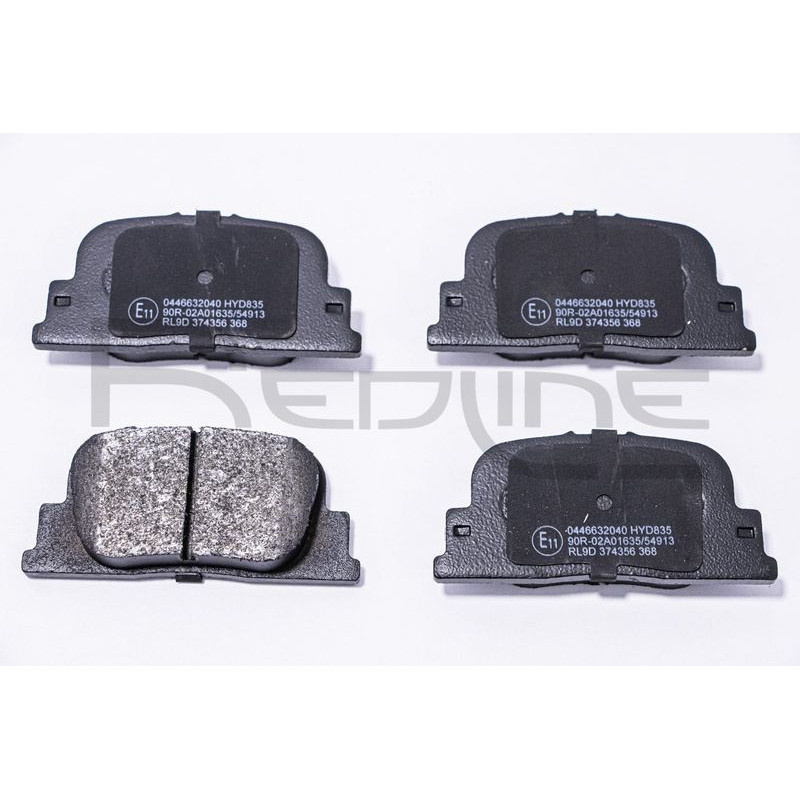 Pastiglie freno asse posteriore - RED LINE