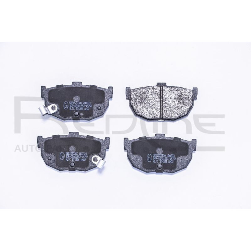 Pastiglie freno asse posteriore - RED LINE