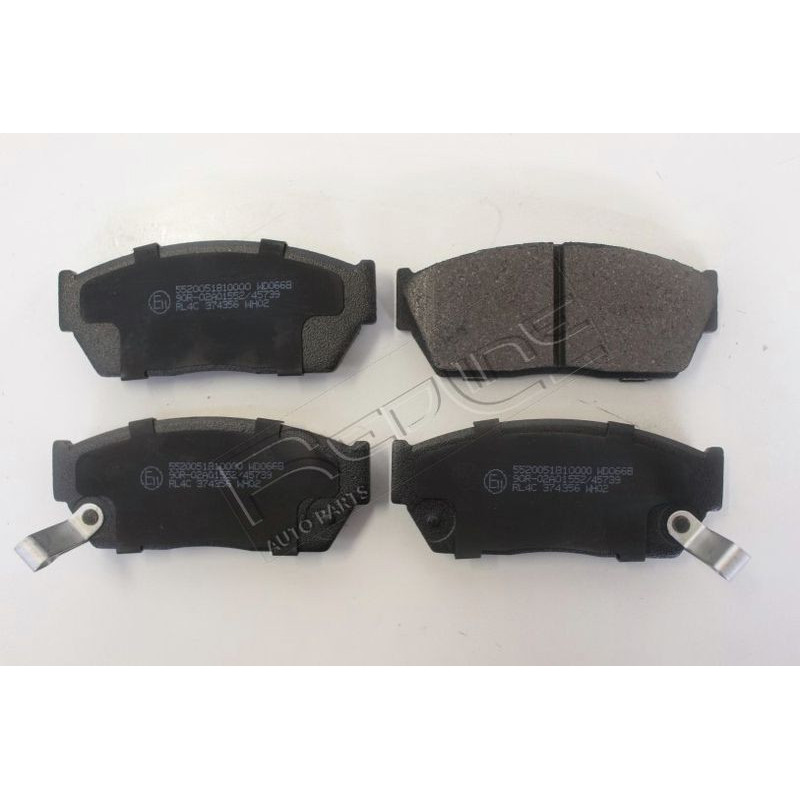 Pastiglie freno asse anteriore - RED LINE