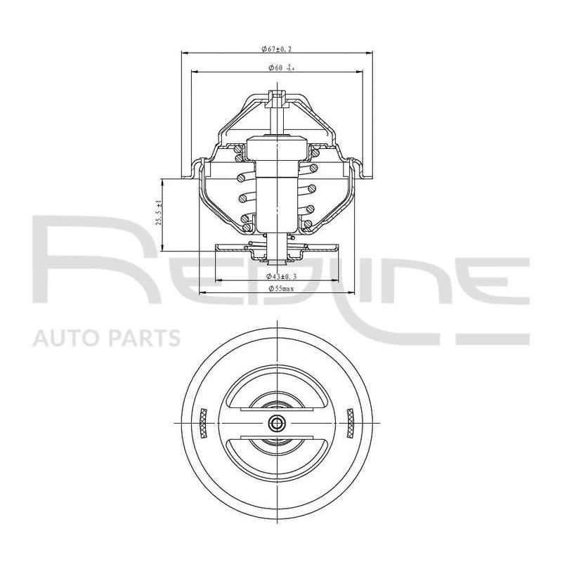 Termostato raffreddamento - RED LINE