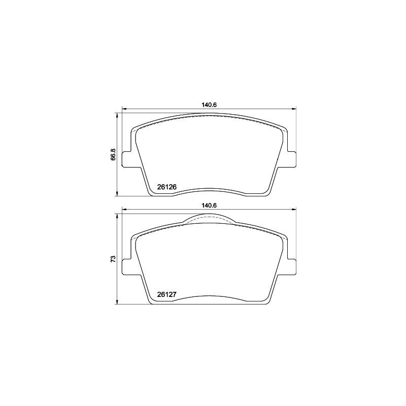 Pastiglie freno asse anteriore - HELLA BRAKE