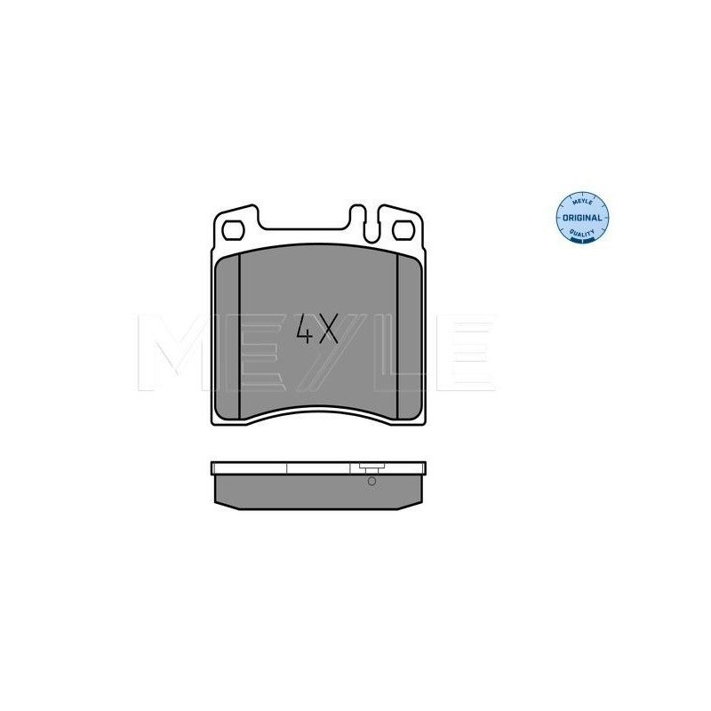 Pastiglie freno asse anteriore - MEYLE