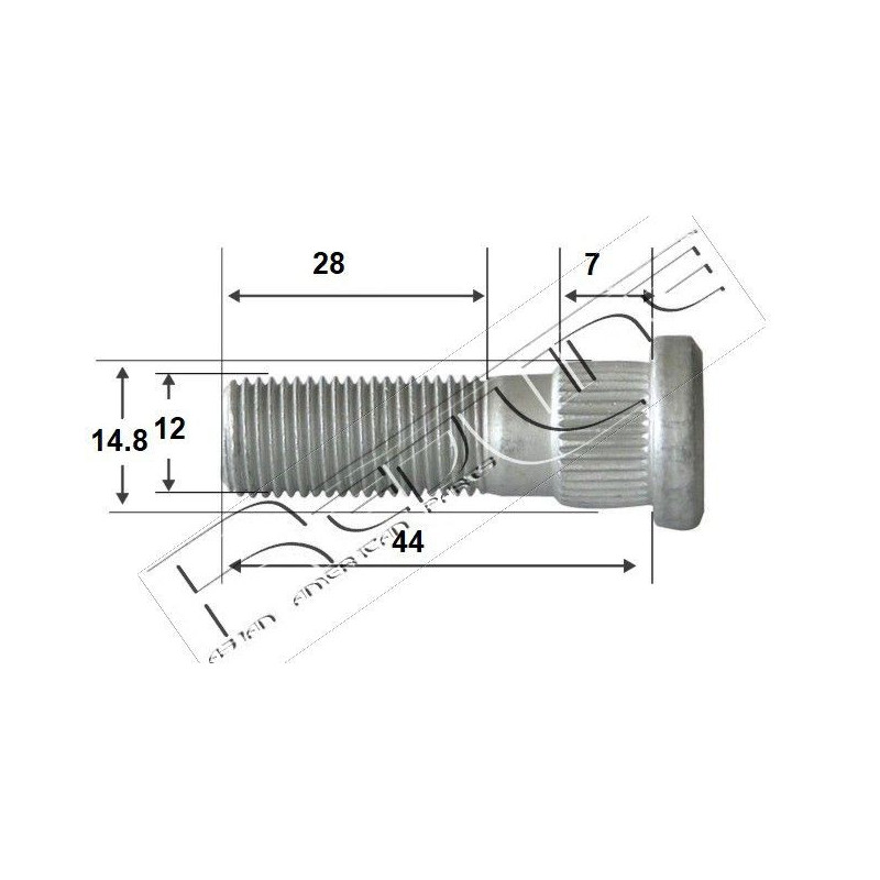 Cuscinetto ruota asse posteriore - RED LINE