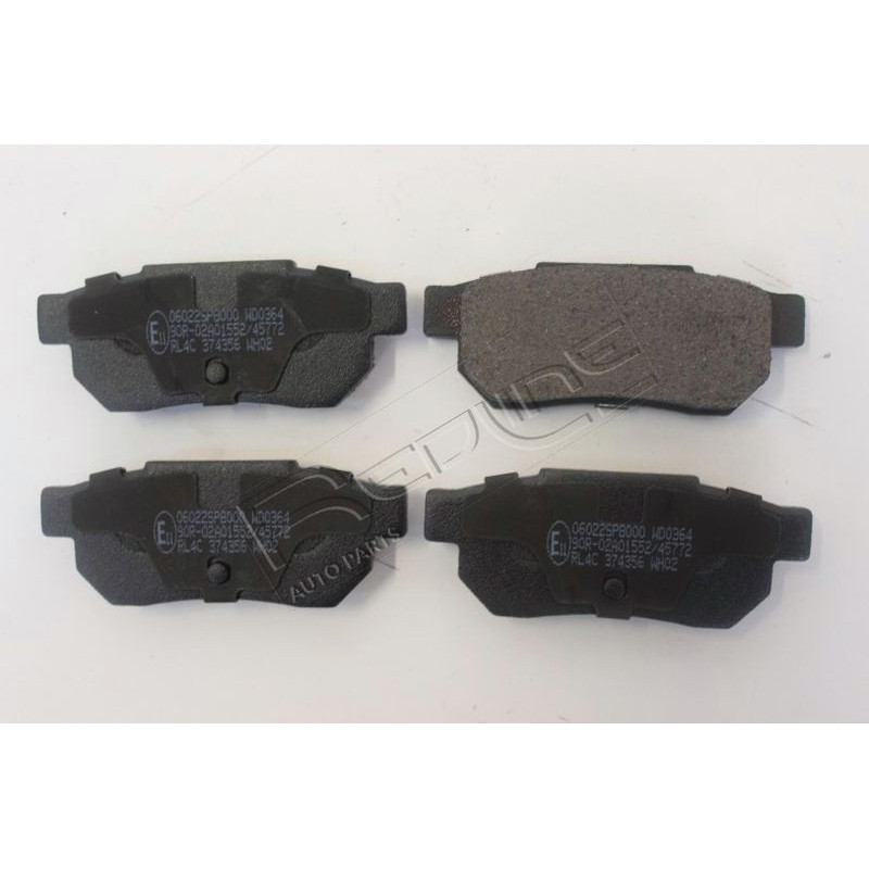 Pastiglie freno asse posteriore - RED LINE