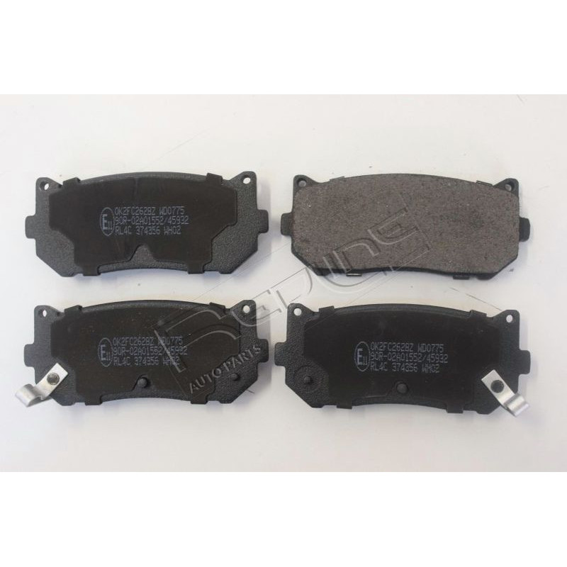 Pastiglie freno asse posteriore - RED LINE