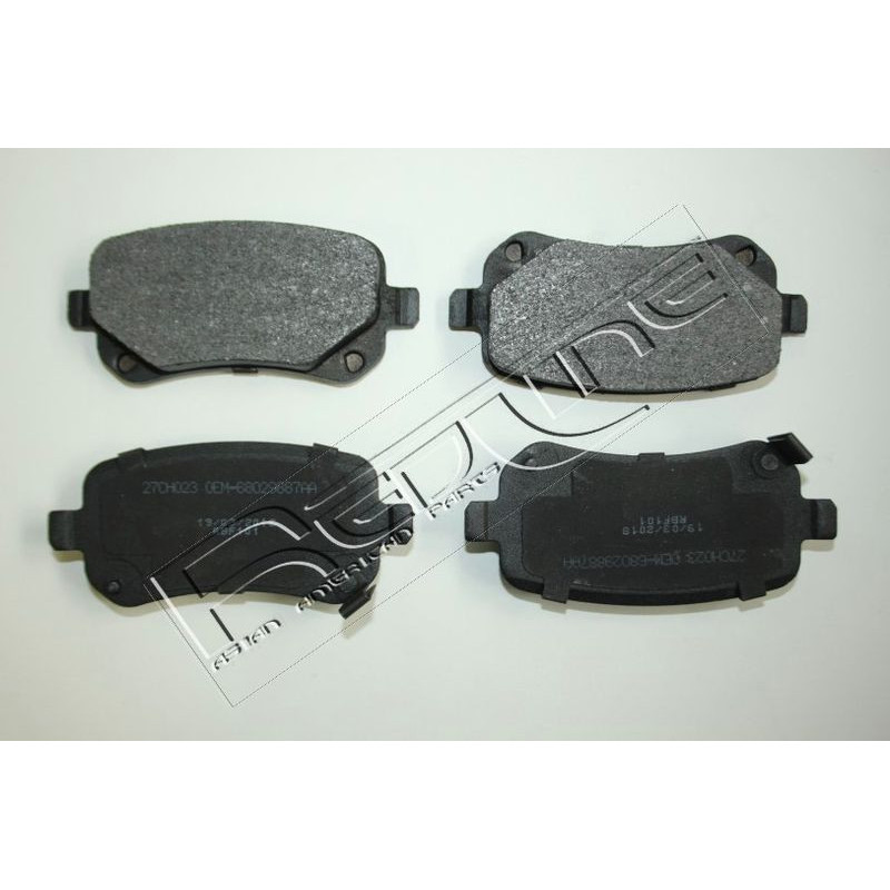 Pastiglie freno asse posteriore - RED LINE