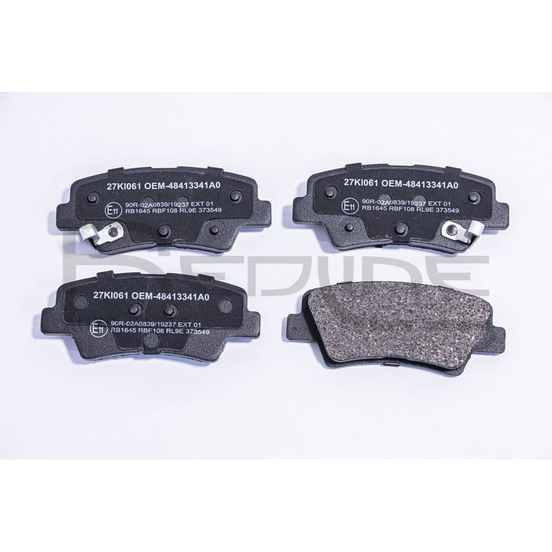 Pastiglie freno asse posteriore - RED LINE