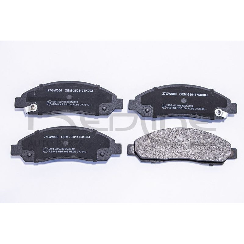 Pastiglie freno asse anteriore - RED LINE