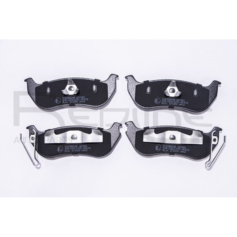 Pastiglie freno asse posteriore - RED LINE