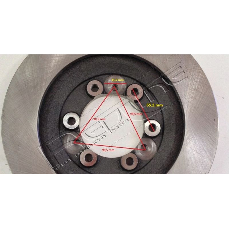 Disco freno asse anteriore - RED LINE