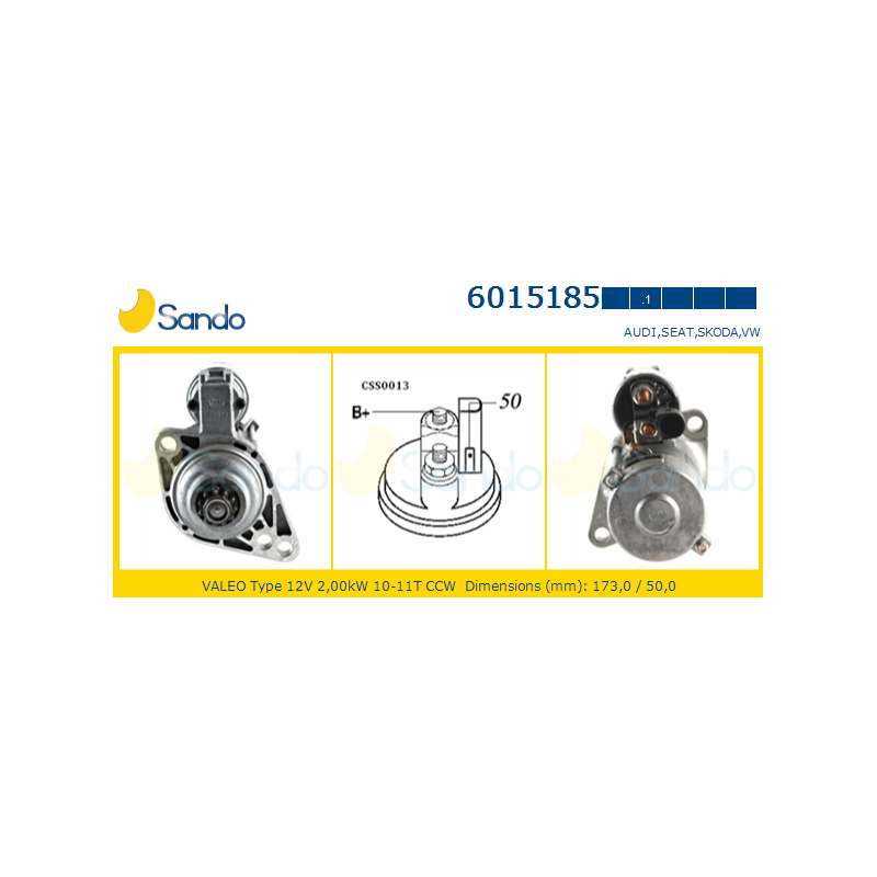 Motorino avviamento - SANDO
