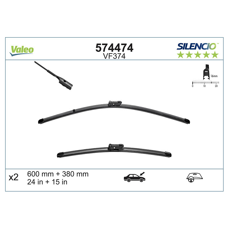 Spazzole tergicristalli - VALEO