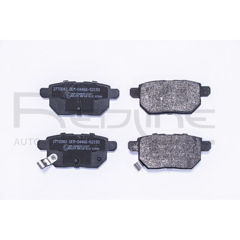 Pastiglie freno asse posteriore - RED LINE