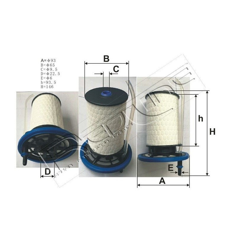 Filtro carburante - RED LINE