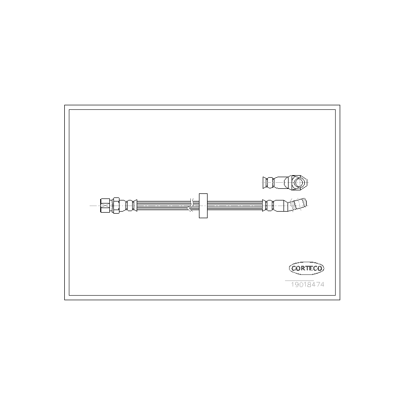 Flessibile freno asse posteriore - CORTECO