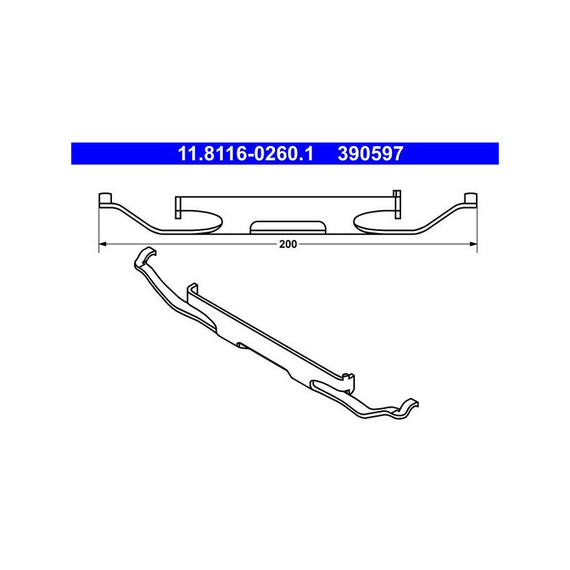 Pastiglie freno asse anteriore - ATE