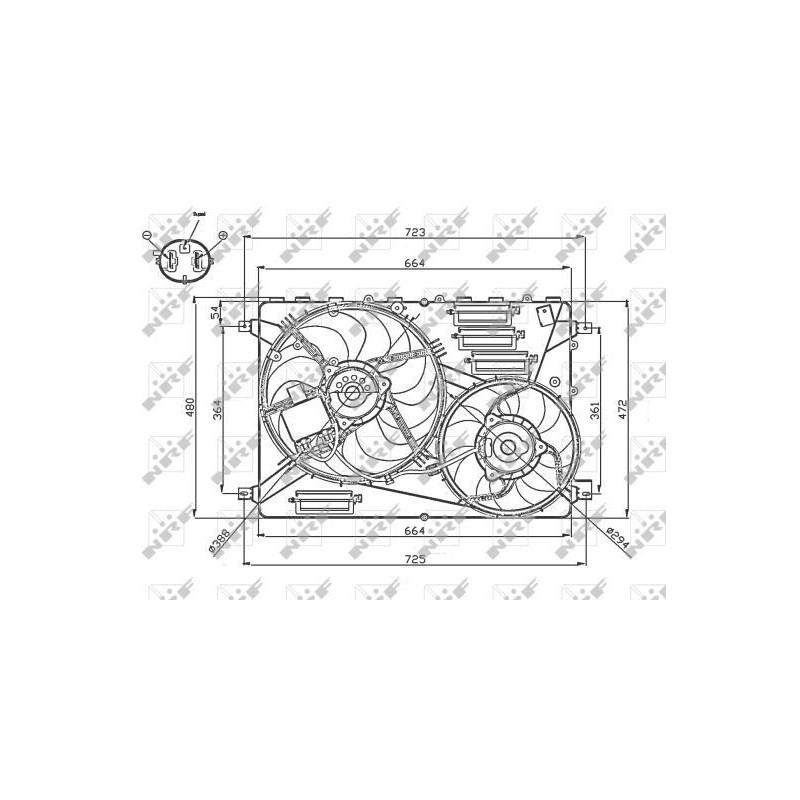 Elettroventola radiatore - NRF