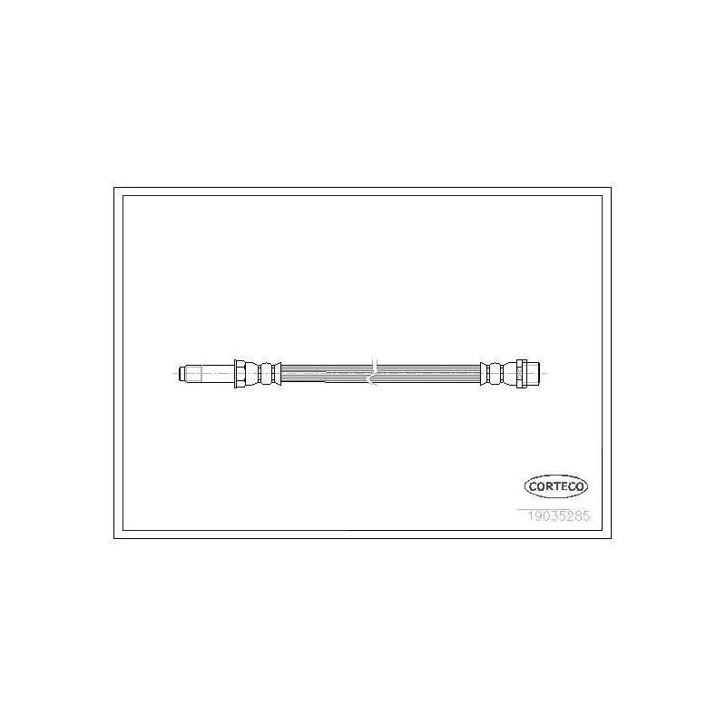 Flessibile freno asse posteriore - CORTECO