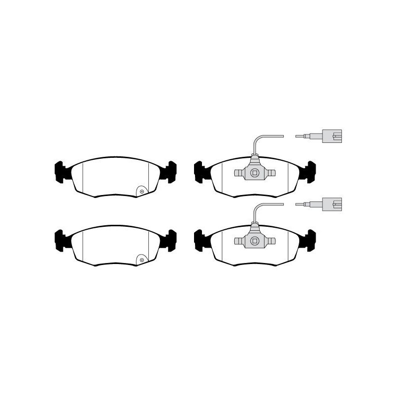 Pastiglie freno asse anteriore - RAICAM