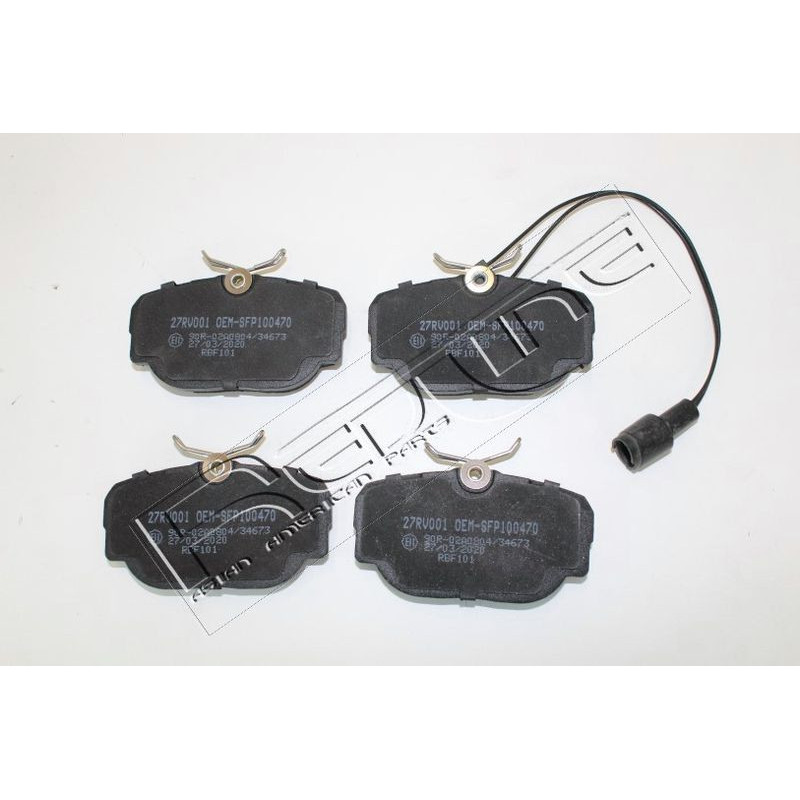 Pastiglie freno asse posteriore - RED LINE