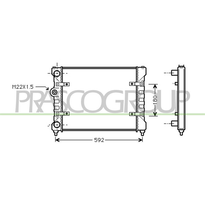 Radiatore acqua - PRASCO