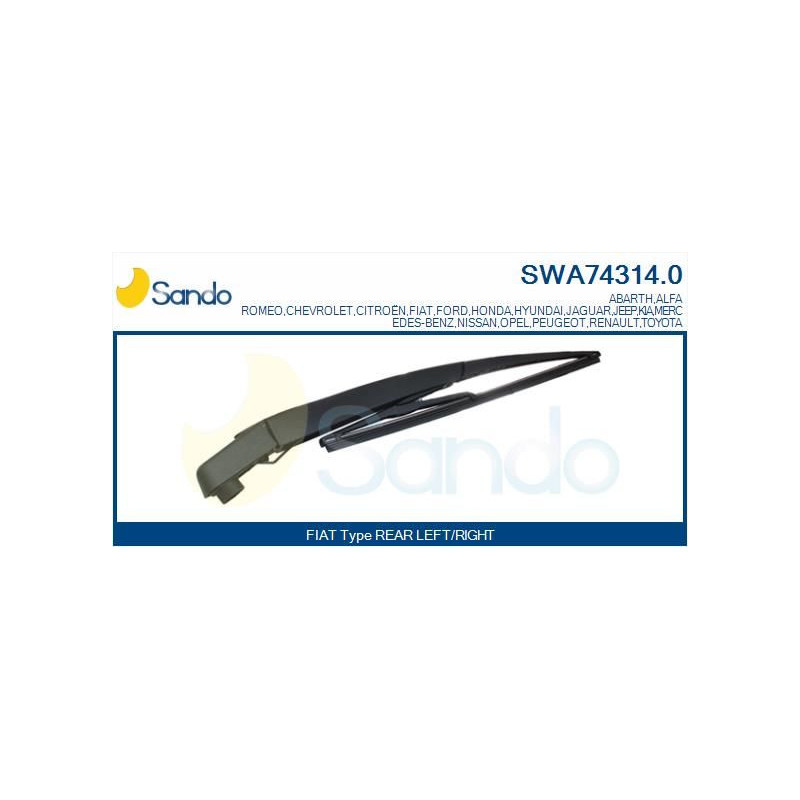 Spazzole tergicristalli - SANDO