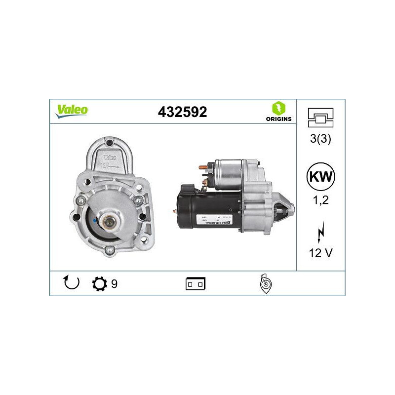 Motorino avviamento - VALEO