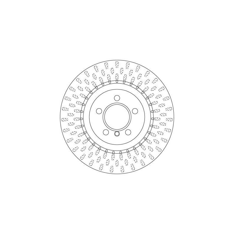 Disco freno asse anteriore - TRW