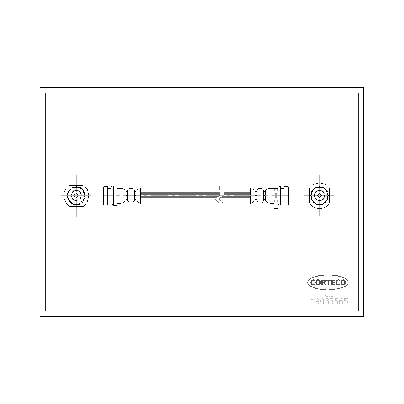 Flessibile freno asse posteriore - CORTECO