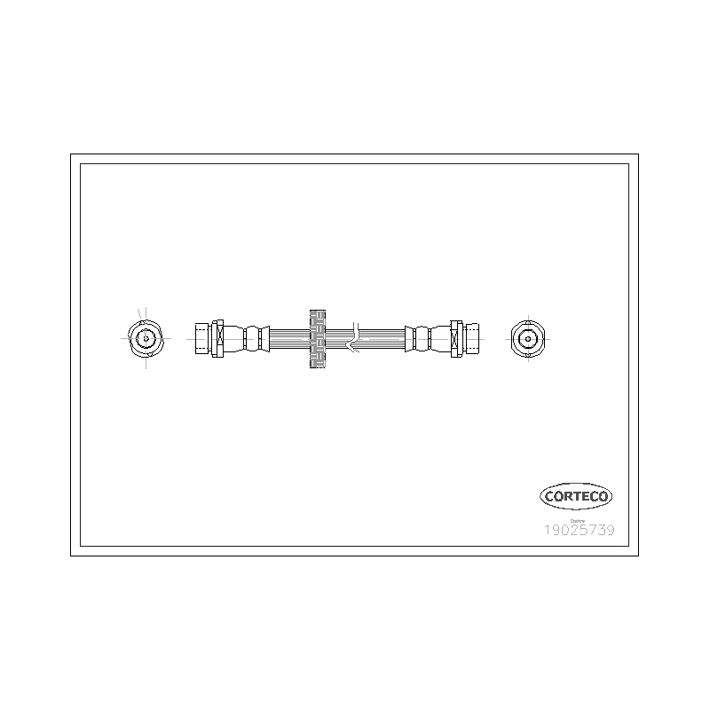 Flessibile freno asse posteriore - CORTECO