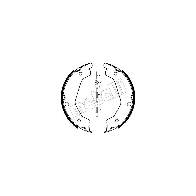 Ganasce freno - METELLI