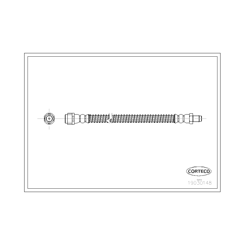 Flessibile freno asse posteriore - CORTECO