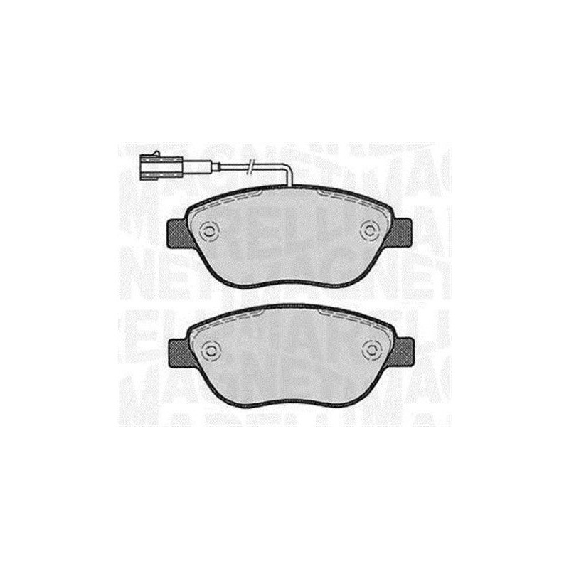 Pastiglie freno asse anteriore - MAGNETI MARELLI