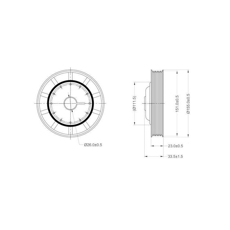 Puleggia albero motore - GOOM