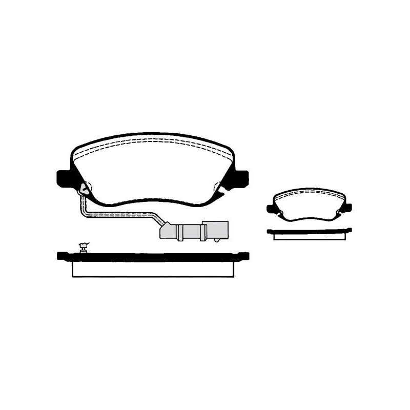Pastiglie freno asse anteriore - RAICAM