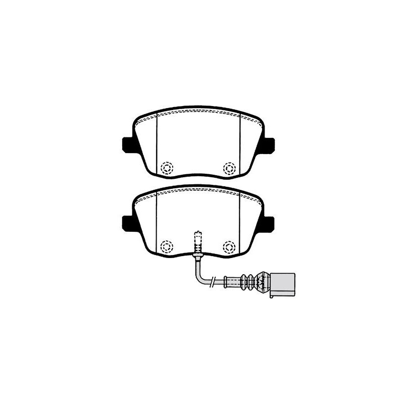 Pastiglie freno asse anteriore - RAICAM