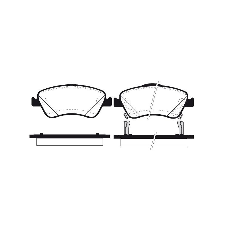 Pastiglie freno asse anteriore - RAICAM